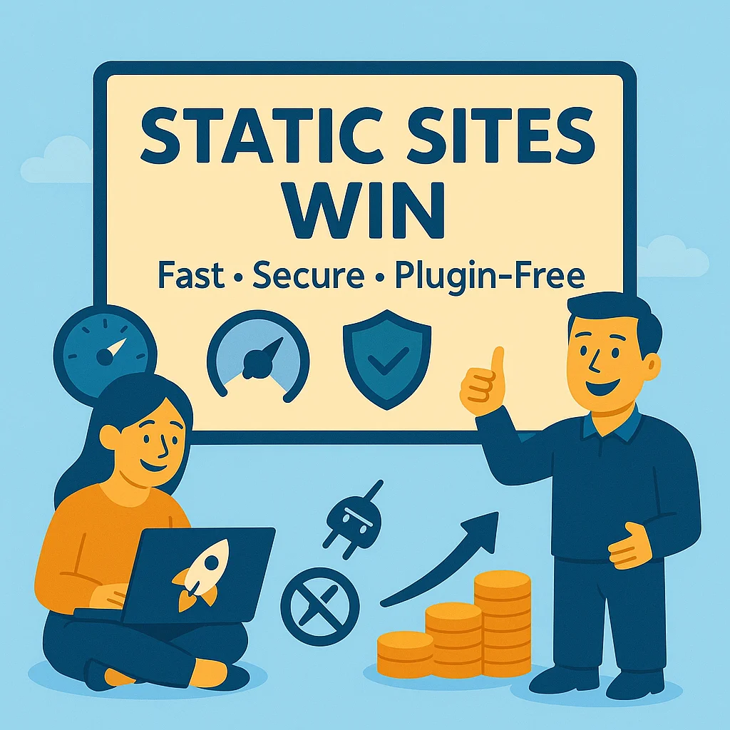 Static Sites for Small Businesses - Plugin-Free Performance