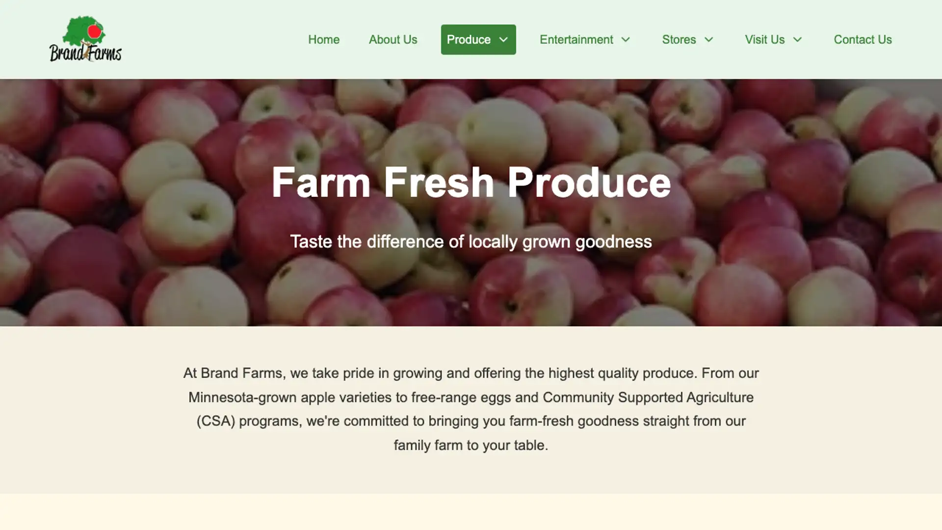 Farm Products Page Thumbnail