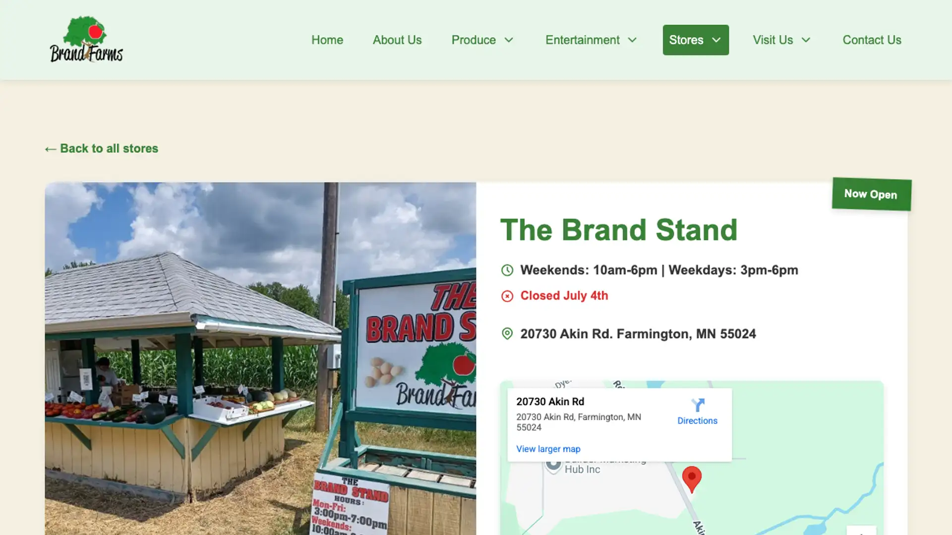 Brand Stand Store Page Thumbnail