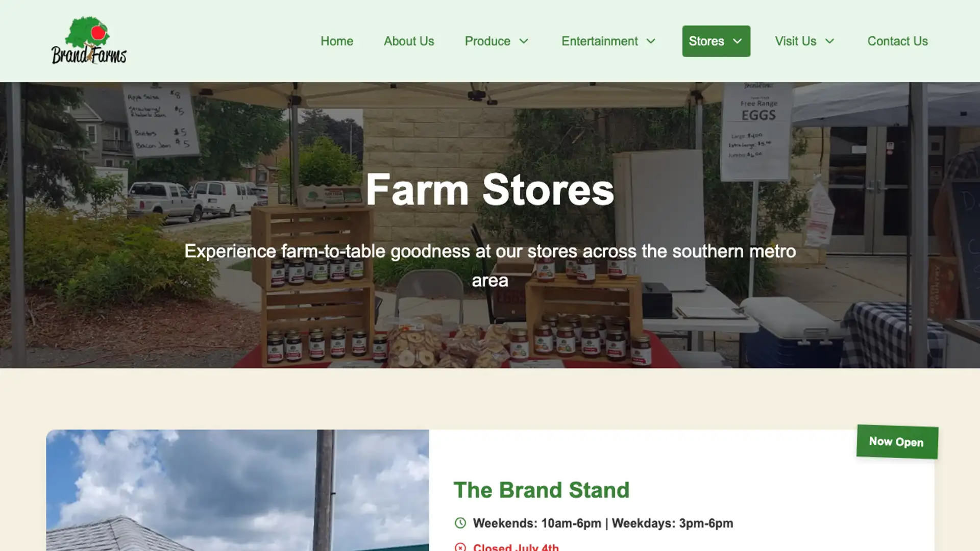Store Locations Page Thumbnail