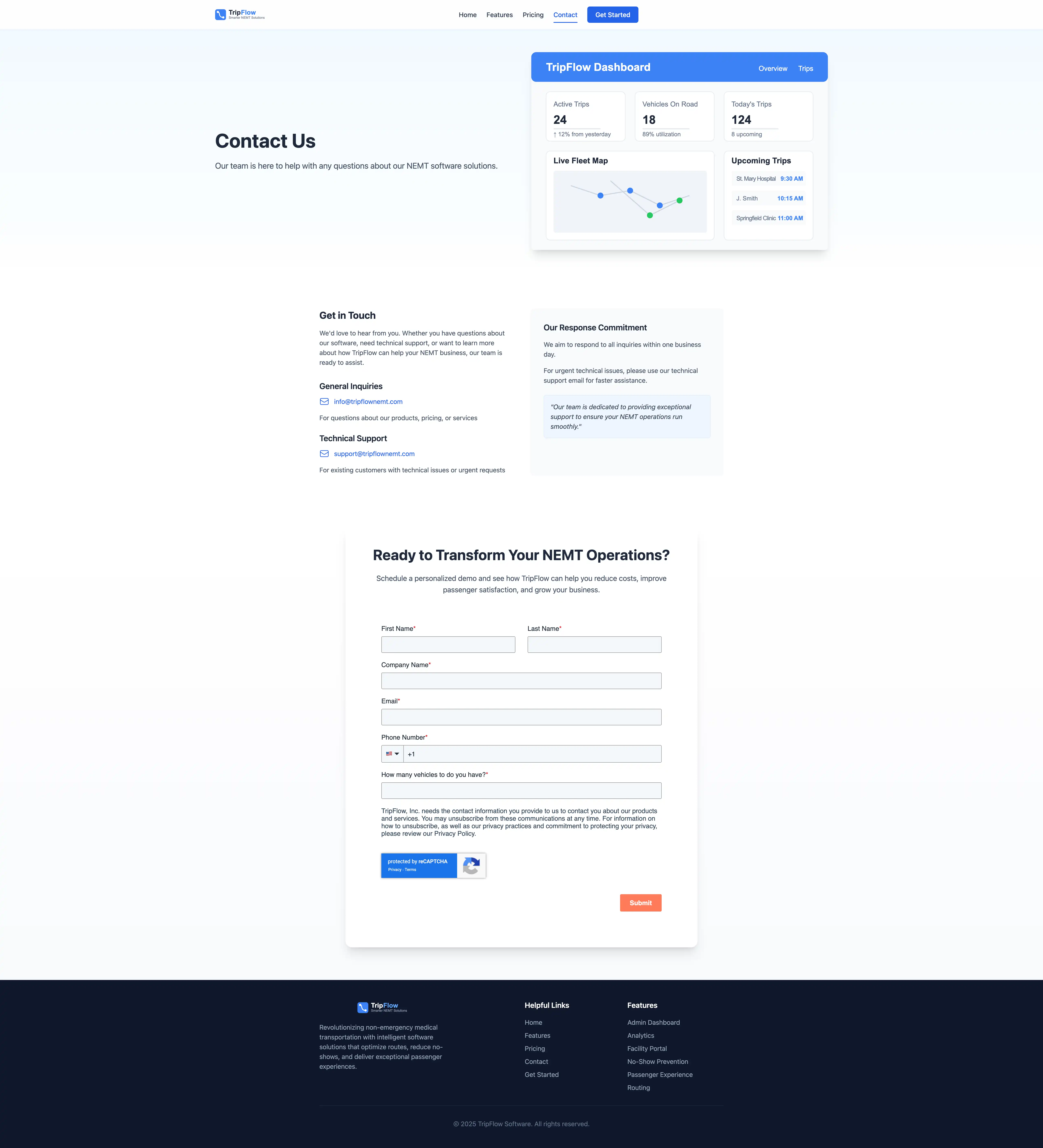 Contact Page Page Thumbnail - Website Design by Visser Analytics