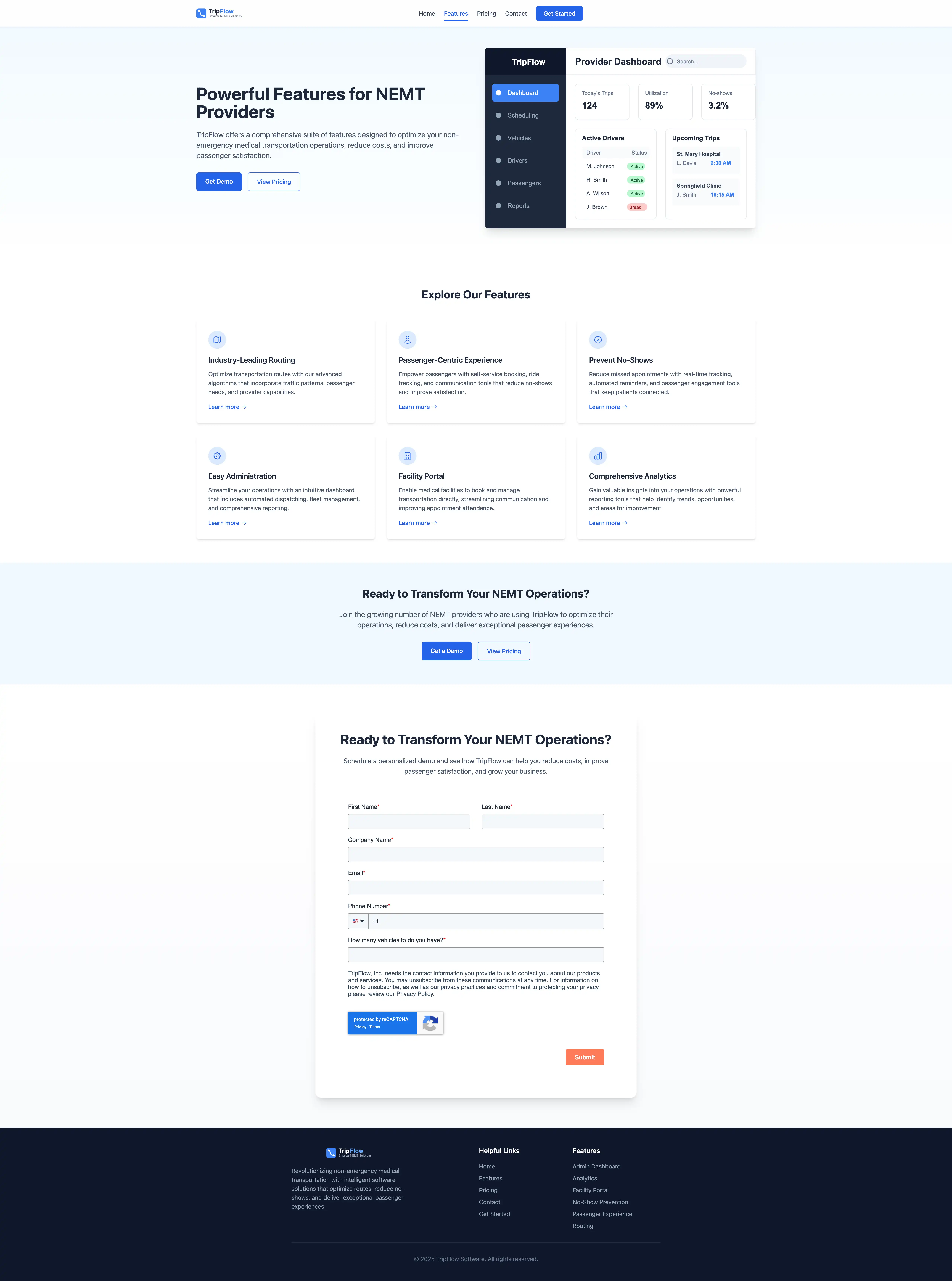 Features Page Page Thumbnail - Website Design by Visser Analytics