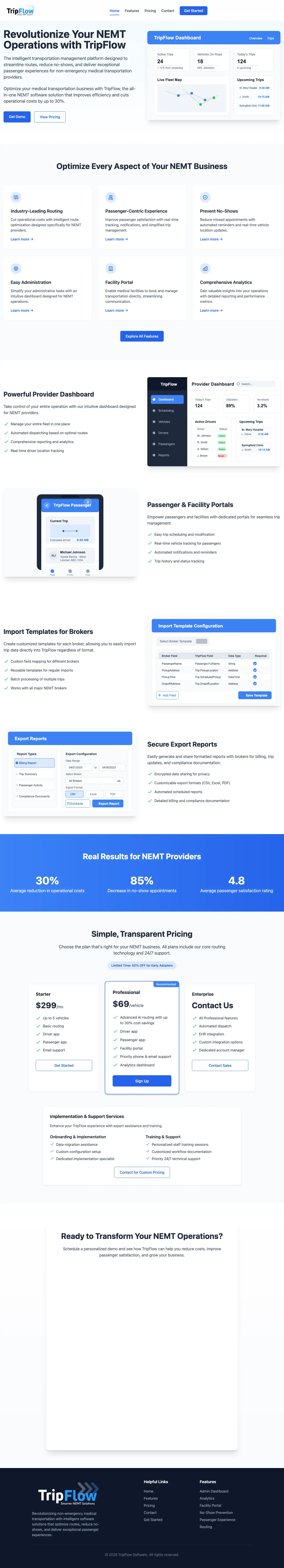 Homepage Screenshot - Website Design by Visser Analytics