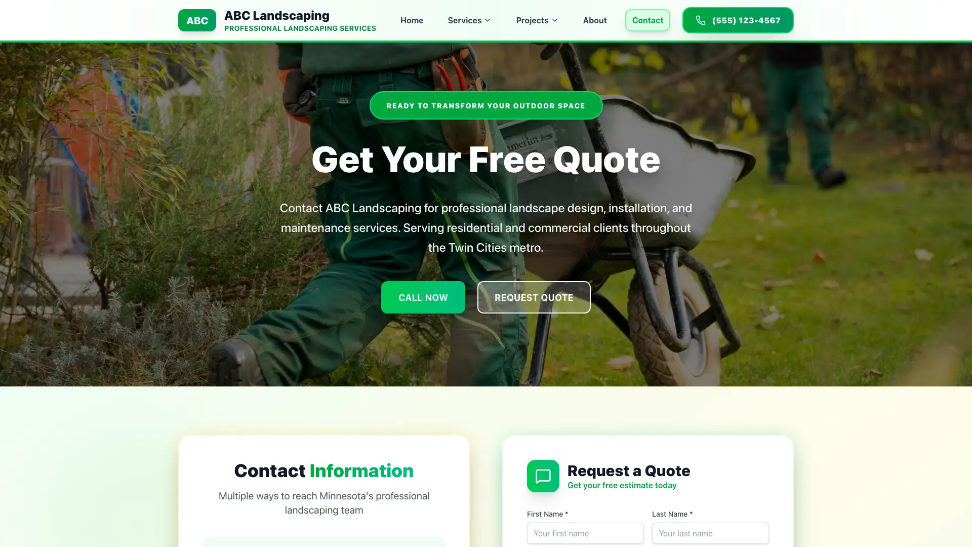 Contact Page Page Thumbnail - Website Design by Visser Analytics