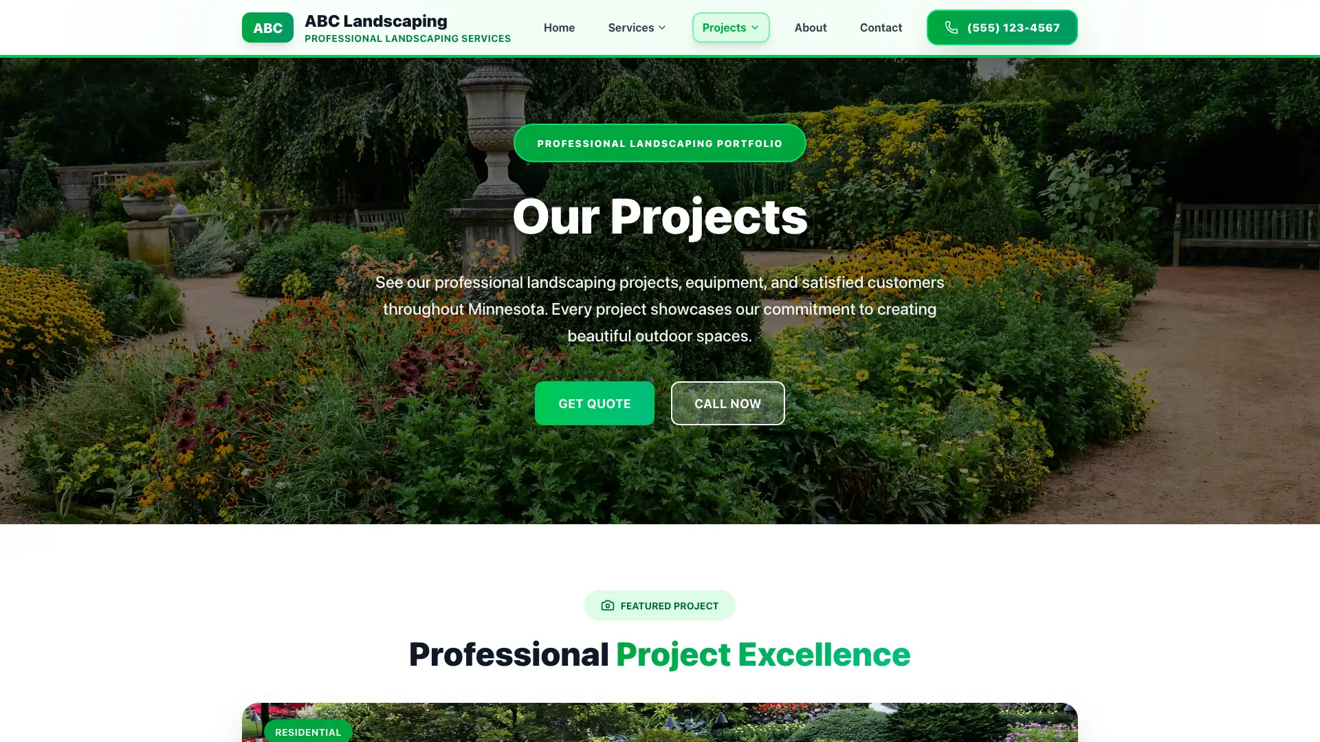 Projects Page Page Thumbnail - Website Design by Visser Analytics
