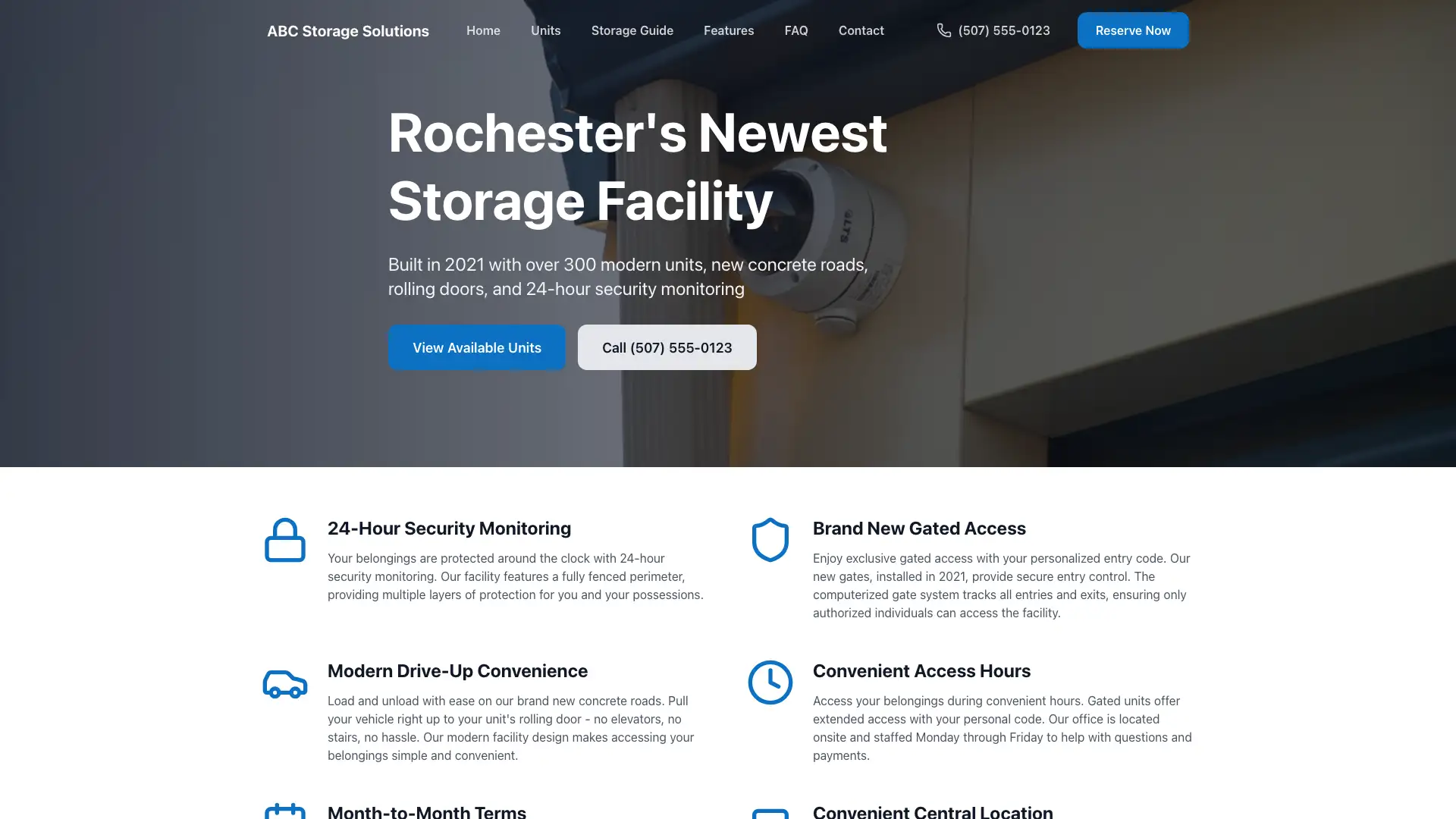Features Page Page Thumbnail - Website Design by Visser Analytics