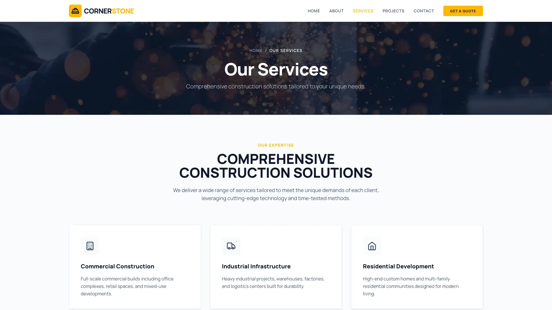 Services Page Page Thumbnail - Website Design by Visser Analytics