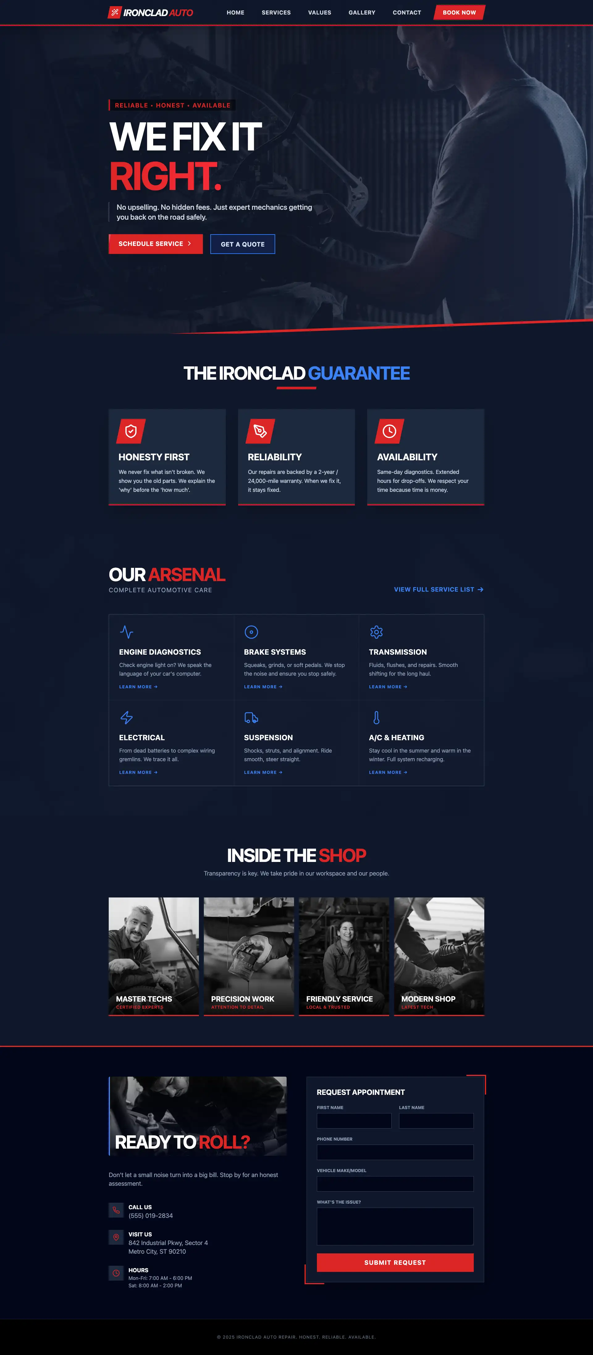 Homepage Screenshot - Website Design by Visser Analytics