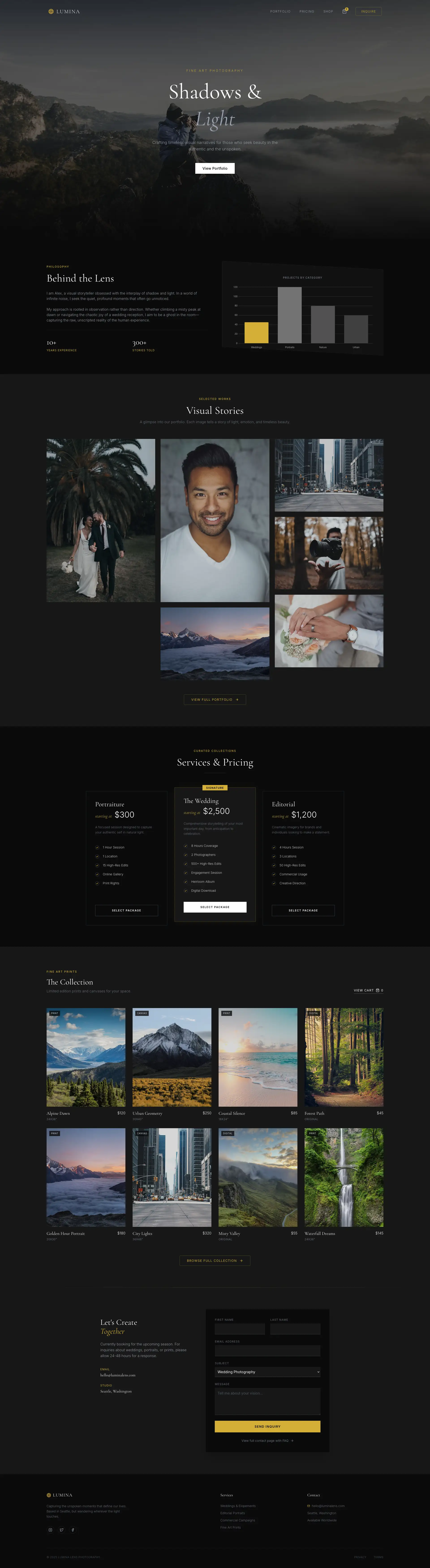 Homepage Screenshot - Website Design by Visser Analytics