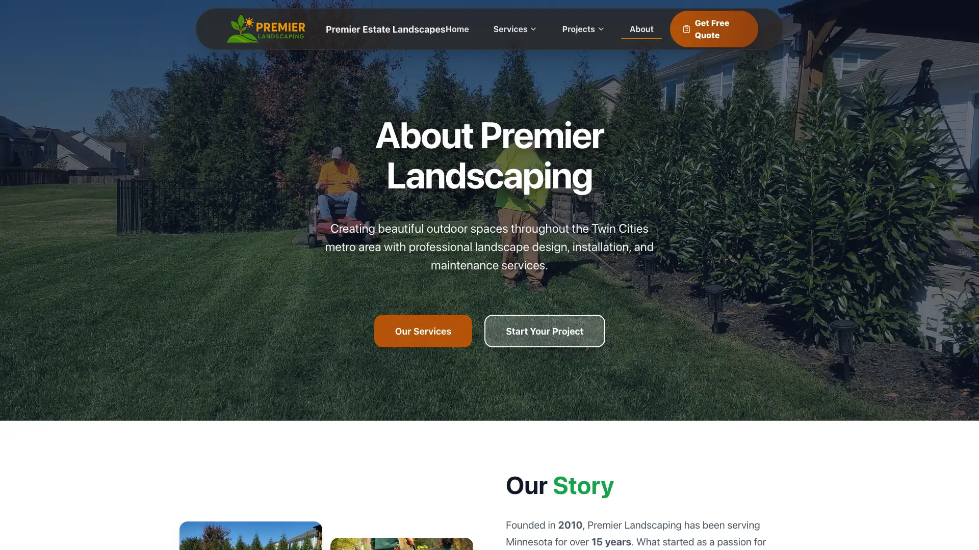 About Page Page Thumbnail - Website Design by Visser Analytics