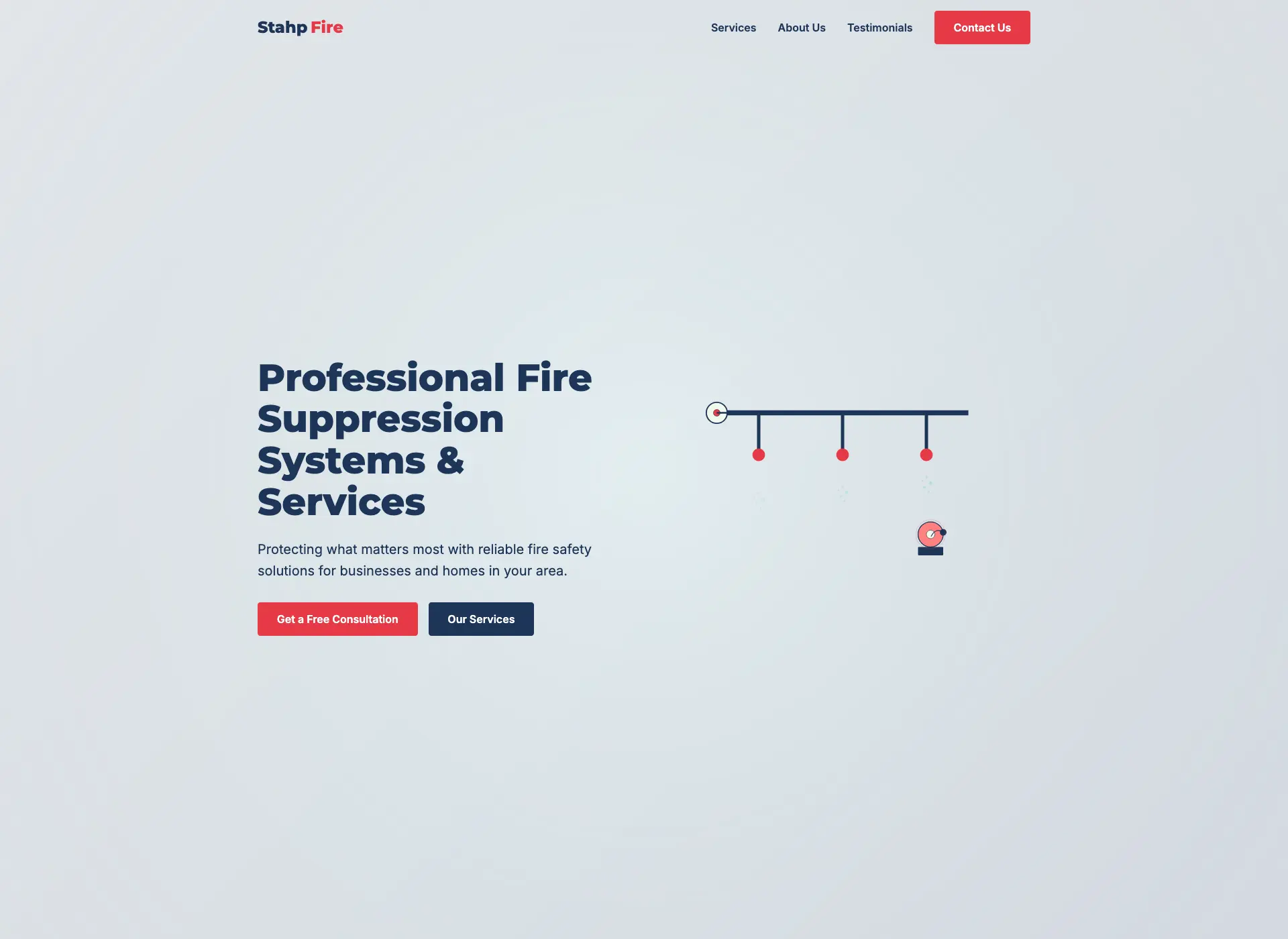 Stahp Fire Professional Fire Suppression Website