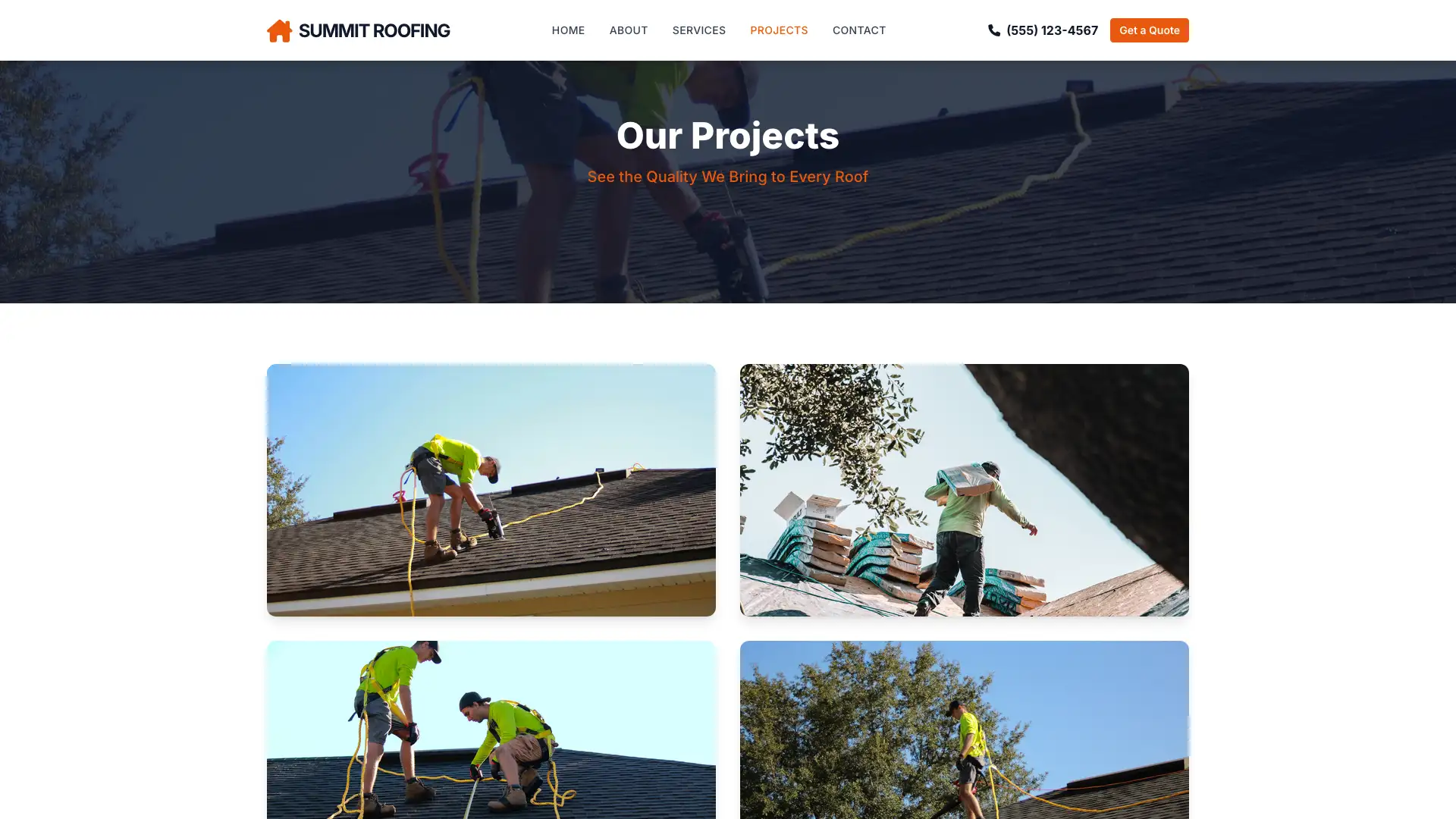 Projects Page Page Thumbnail - Website Design by Visser Analytics