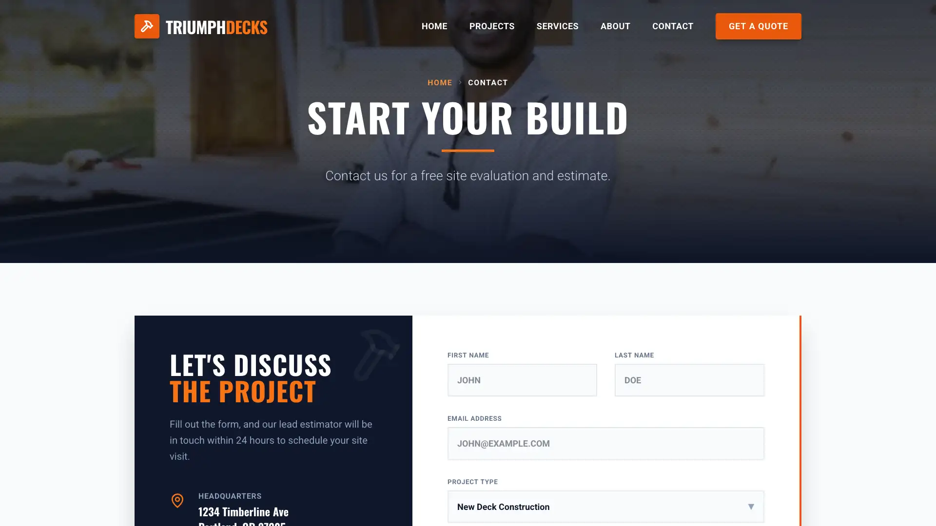 Contact Page Page Thumbnail - Website Design by Visser Analytics